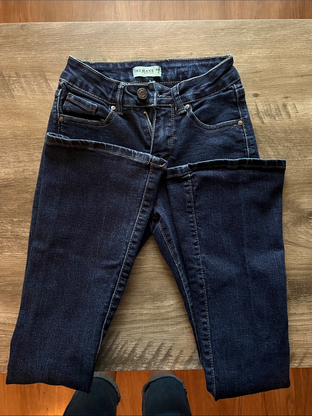 Sky Women's Dark Indigo Skinny Jeans